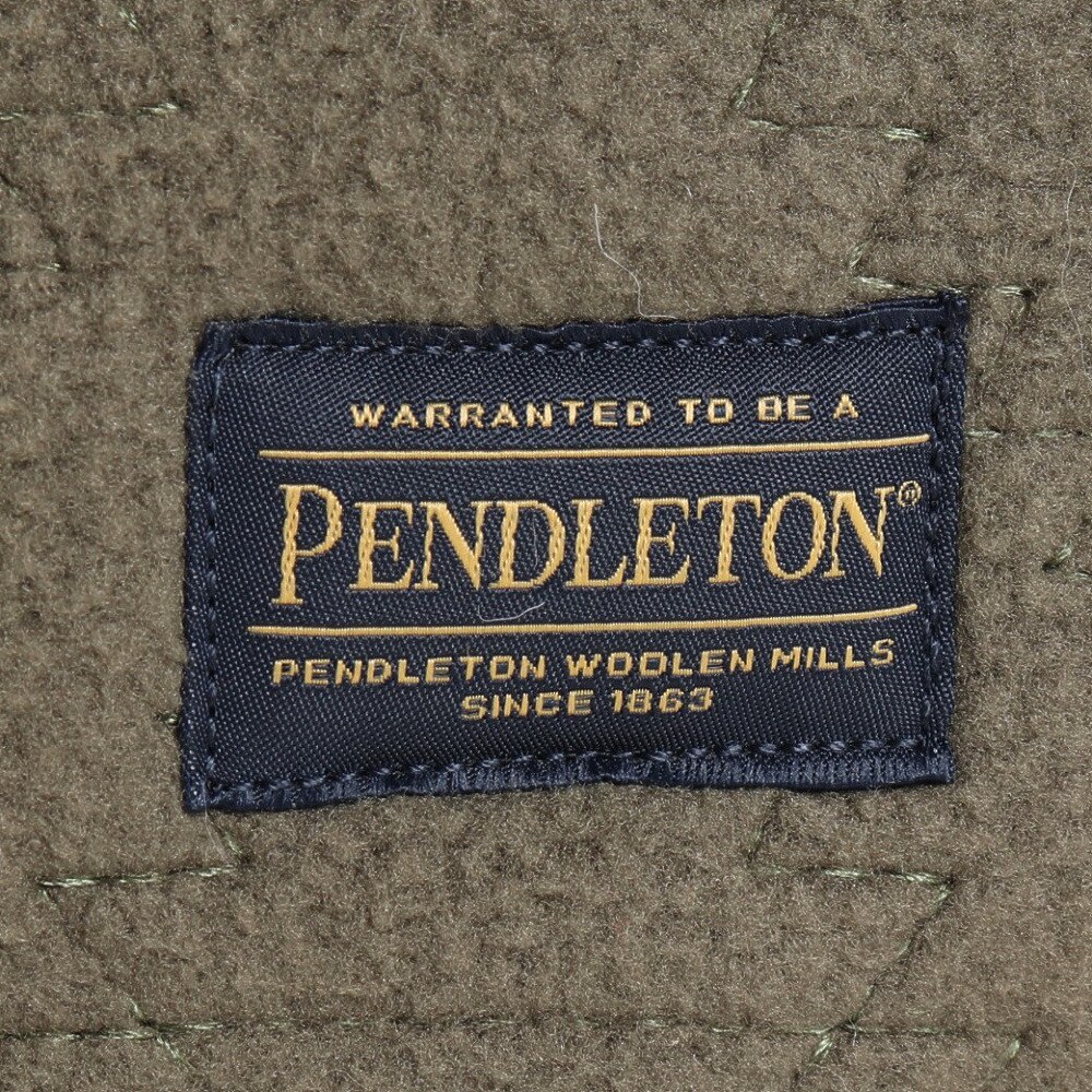 ペンドルトン（PENDLETON）（メンズ）フリース キルティング イヤーマフ PDT-000-243014 OLIVE