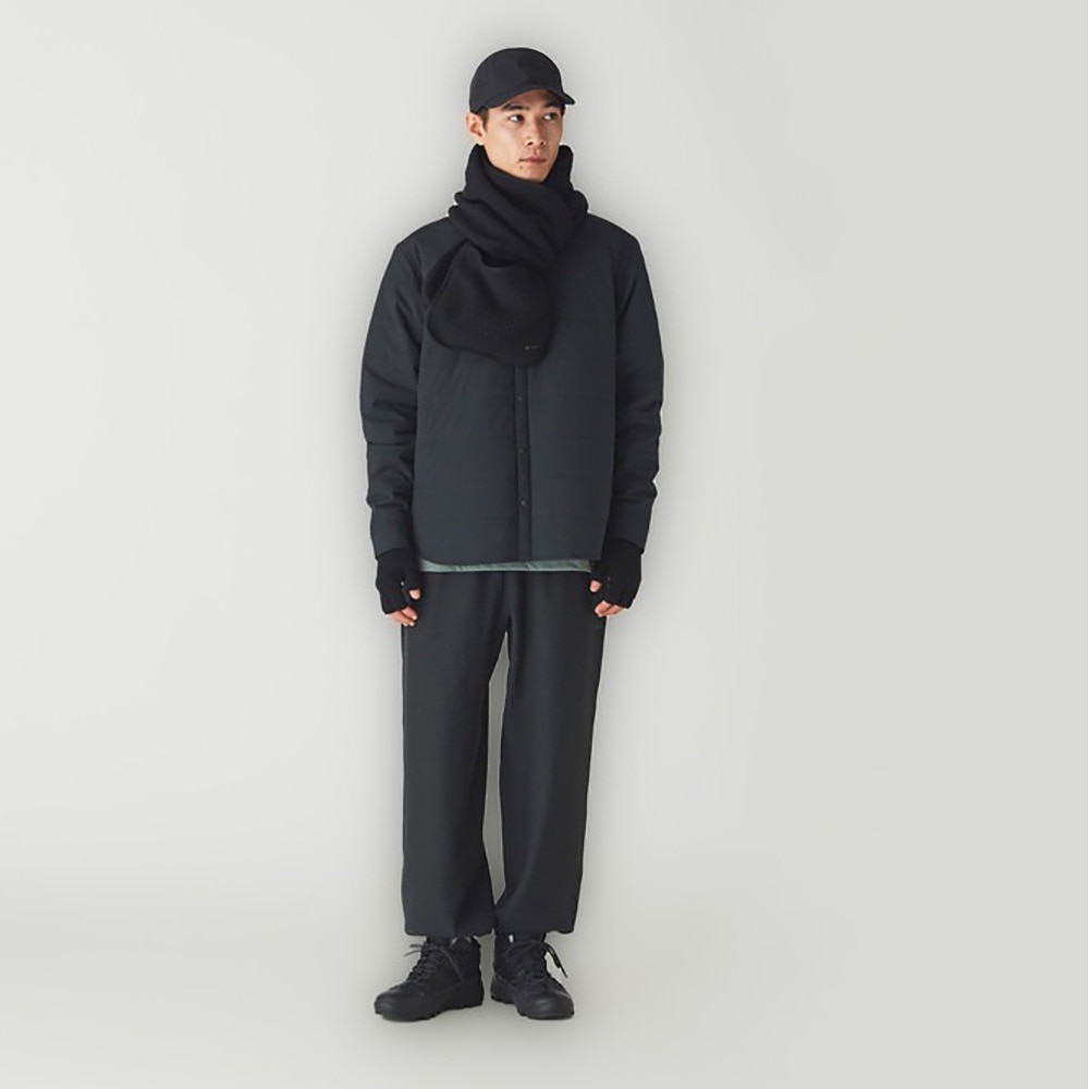 スノーピーク（snow peak）（メンズ、レディース）Thermal ボアフリースストール AC-24AU005 BK