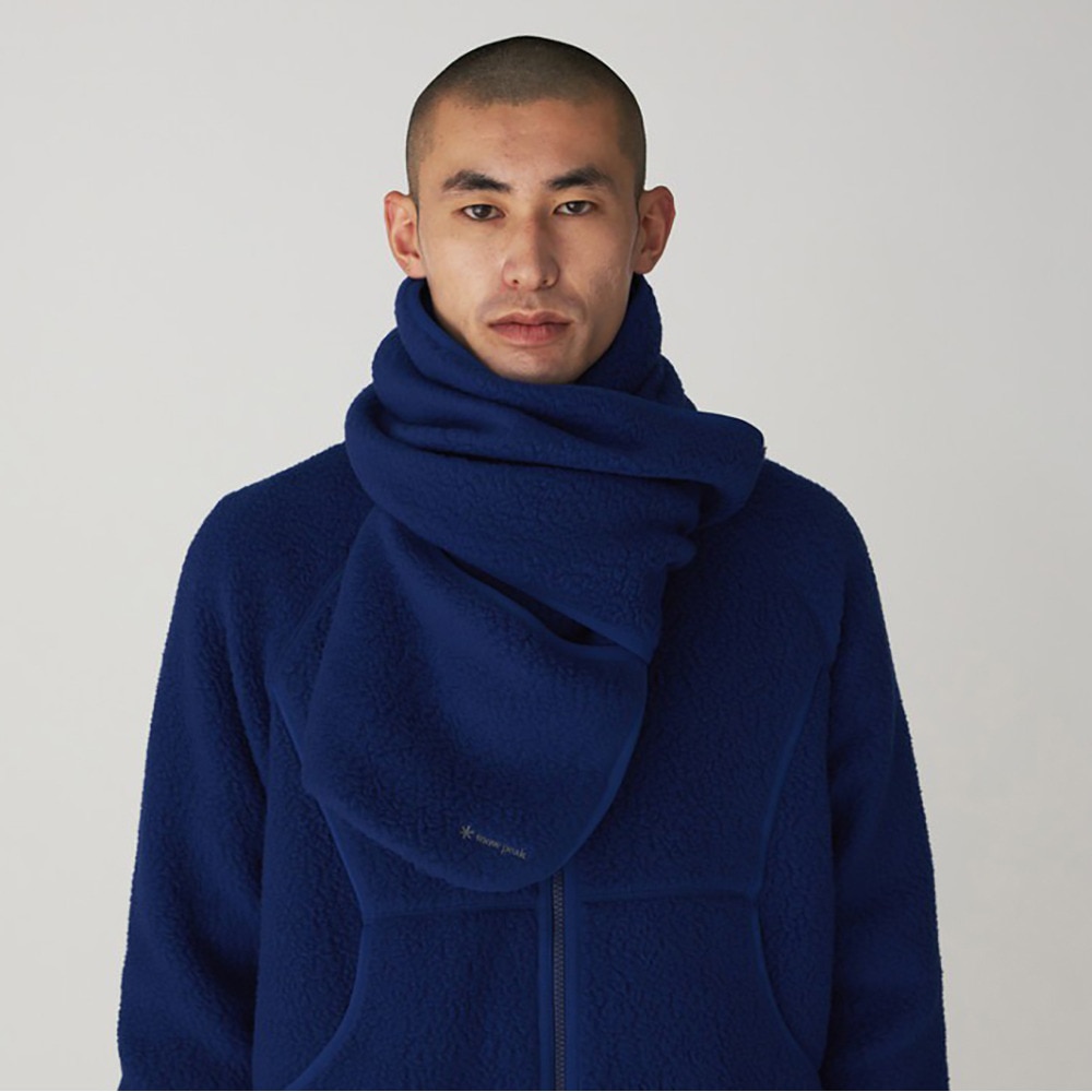 スノーピーク（snow peak）（メンズ、レディース）Thermal ボアフリースストール AC-24AU005 BL