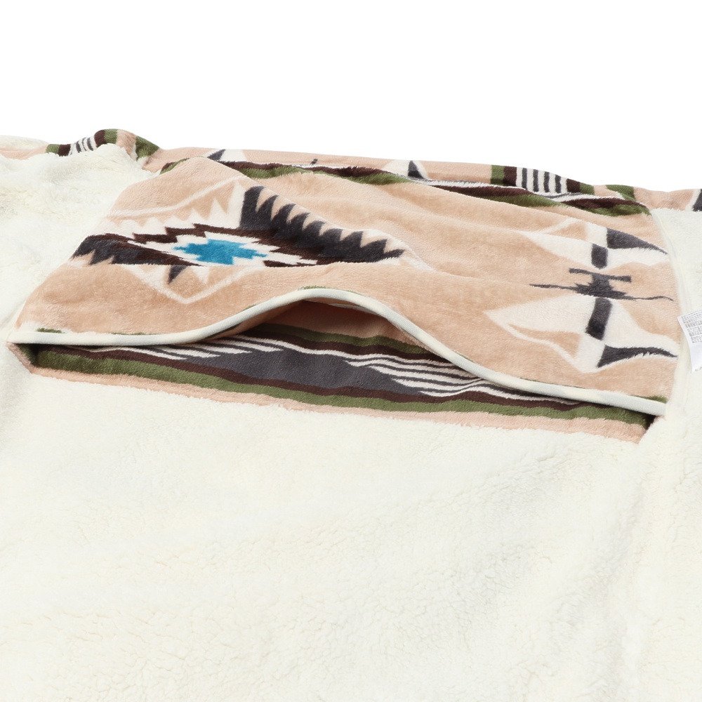アミナ（amina）（メンズ、レディース）ノマディ ブランケット 裏ボア XL CCKP4303 SAND