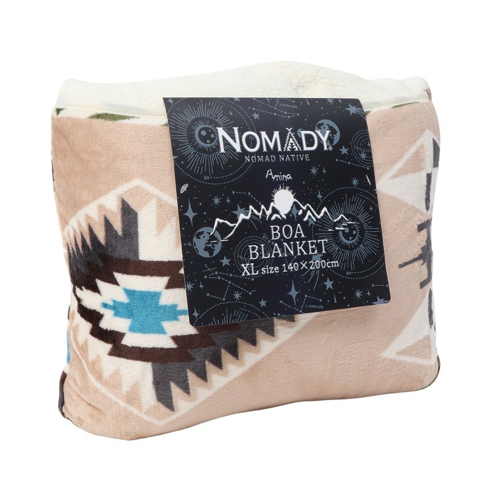 アミナ（amina）（メンズ、レディース）ノマディ ブランケット 裏ボア