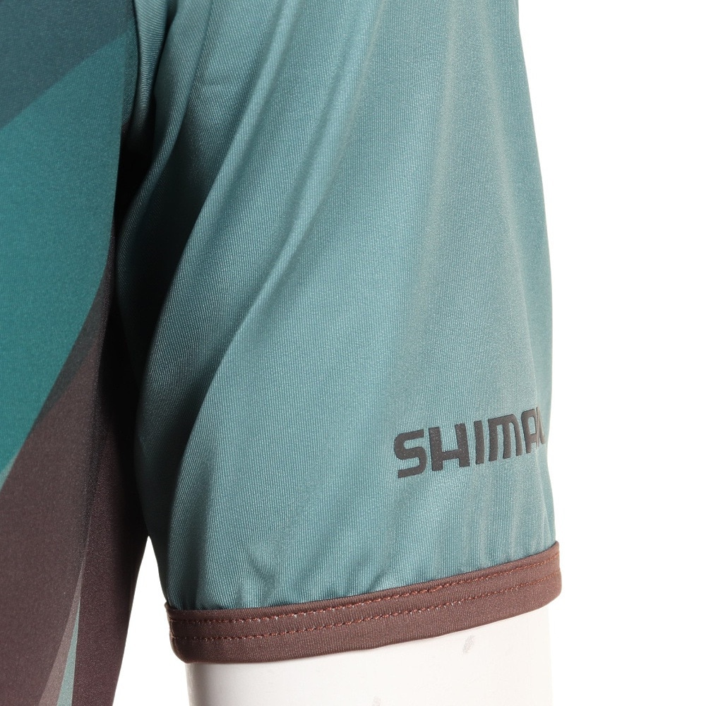 シマノ（SHIMANO）（メンズ）サイクルウェア 半袖 KITA ジップ ジャージgN R205JSMSWE11ME0104