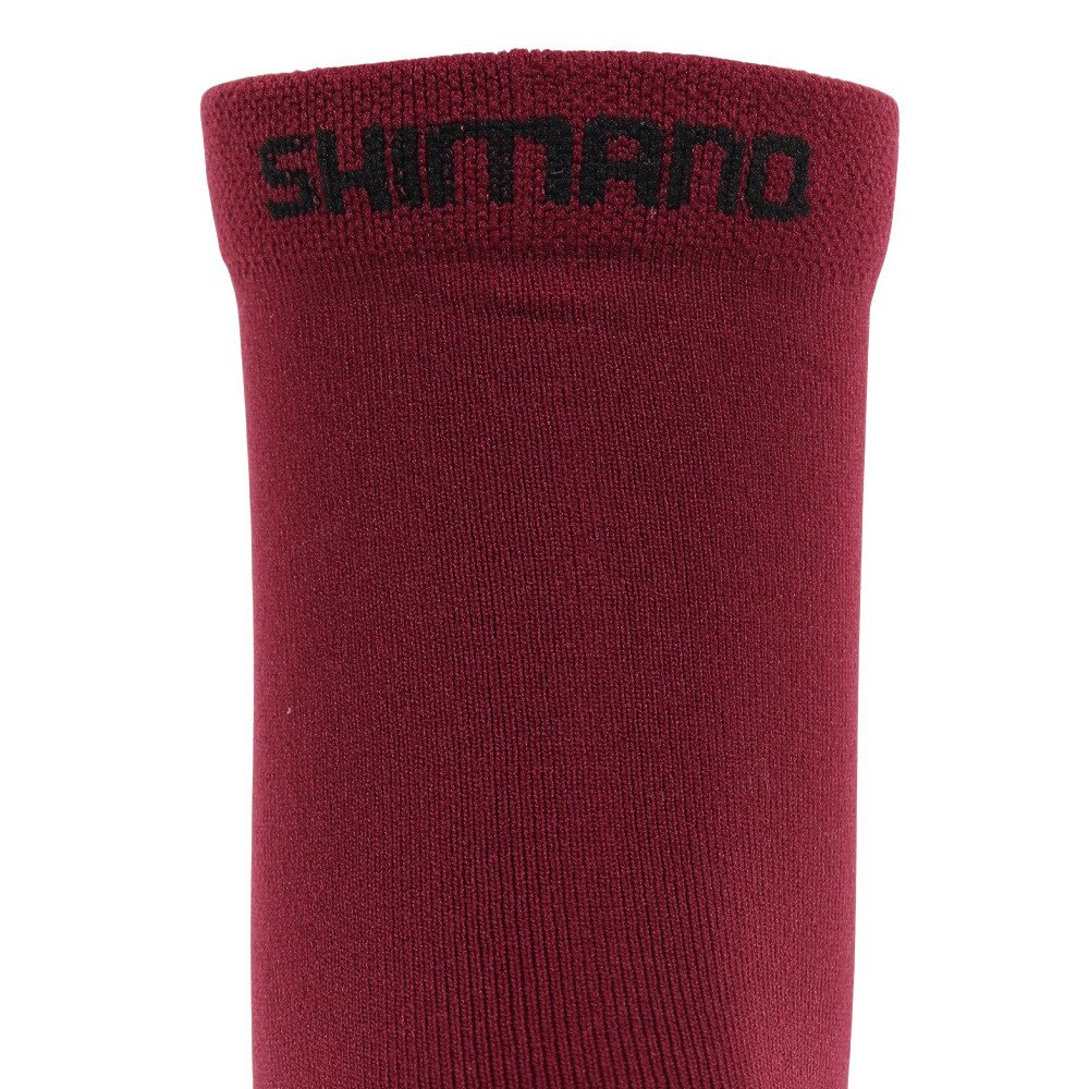 シマノ（SHIMANO）（メンズ、レディース）靴下 サイクルソックス アンクルソックス マルーン ECWSCBSVS11UR22