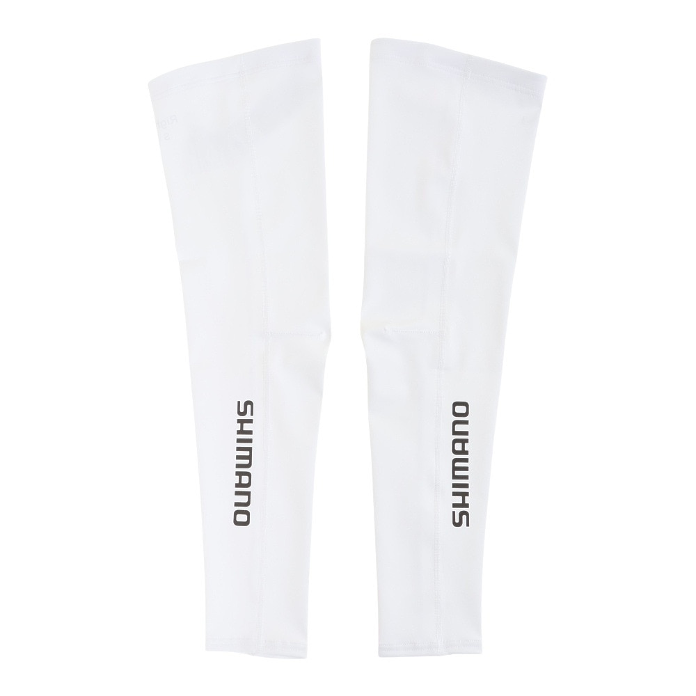 シマノ（SHIMANO）（メンズ、レディース）サポーター 自転車 レッグカバー VERTEX サンブロックレッグス Sサイズ WH R205WAPSWE12UW0104