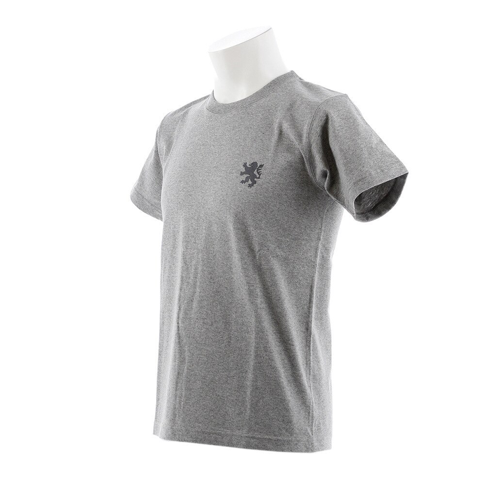 カペルミュール（KAPELMUUR）（メンズ、レディース）ヘビーウエイトTシャツ ビッグライオン 杢グレー kphs601
