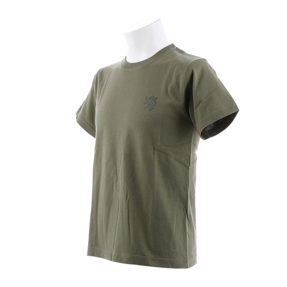 カペルミュール（KAPELMUUR）（メンズ、レディース）ヘビーウエイトTシャツ ビッグライオン ライトオリーブ kphs603