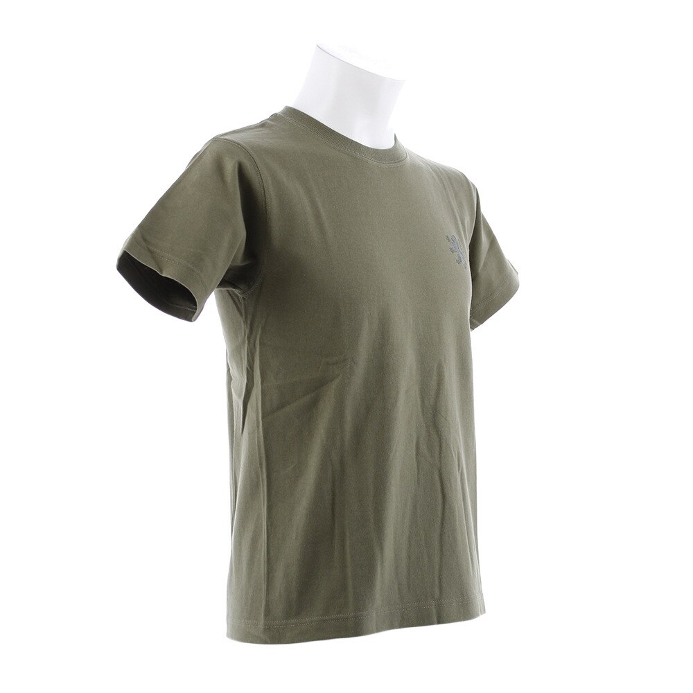 カペルミュール（KAPELMUUR）（メンズ、レディース）ヘビーウエイトTシャツ ビッグライオン ライトオリーブ kphs603