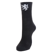 (メンズ)サイクルレーシングソックス ロング ブラック×ホワイト lisox010