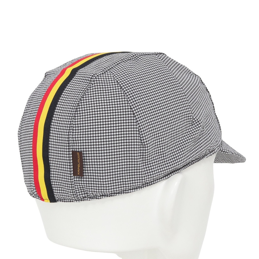 カペルミュール（KAPELMUUR）（メンズ）サイクルキャップ ベルギーライン kpcap1018-BK