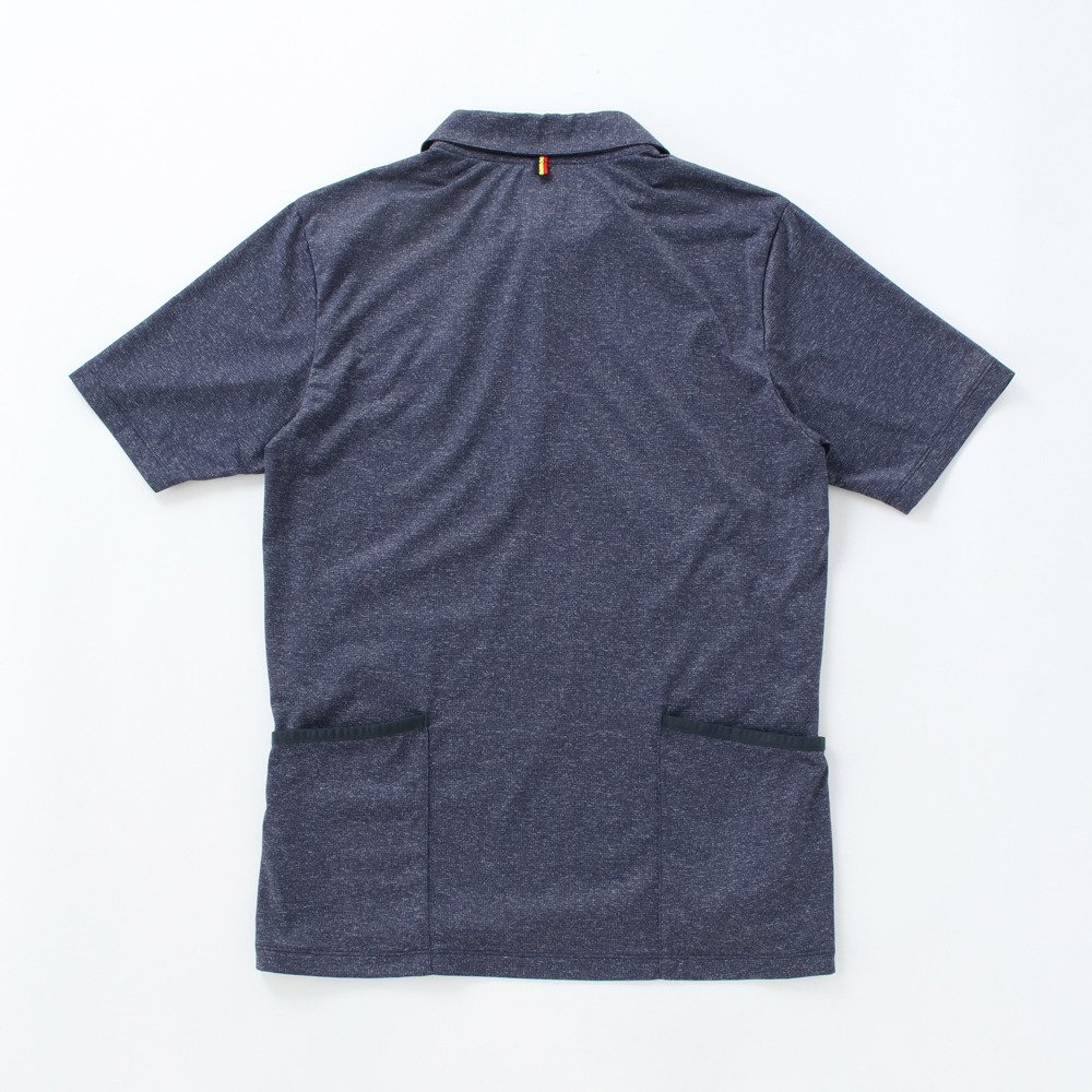 カペルミュール（KAPELMUUR）（メンズ、レディース）ストレッチポロシャツ kphs1088-NV