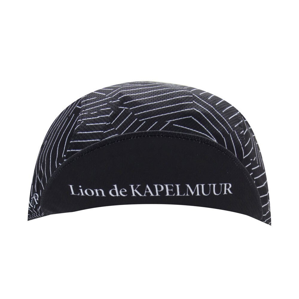 カペルミュール（KAPELMUUR）（メンズ）サイクルキャップ D ストライプ licap066-BK