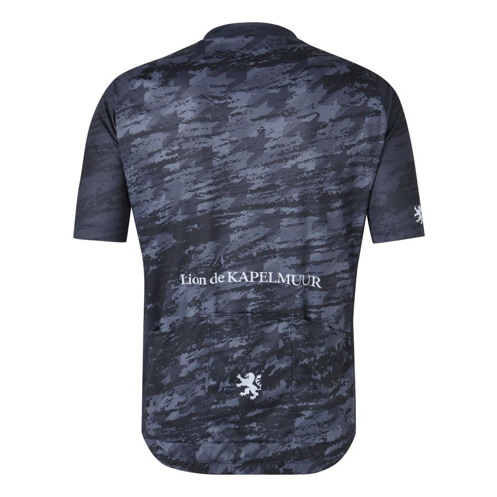 カペルミュール（KAPELMUUR）（メンズ、レディース）グランジ 千鳥プリントジャージ lihs1036-BK