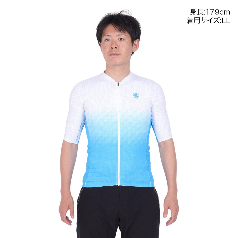 カペルミュール（KAPELMUUR）（メンズ、レディース）サイクリング ウェア 半袖 アドバンス4 ジャージ lihs1042-BL