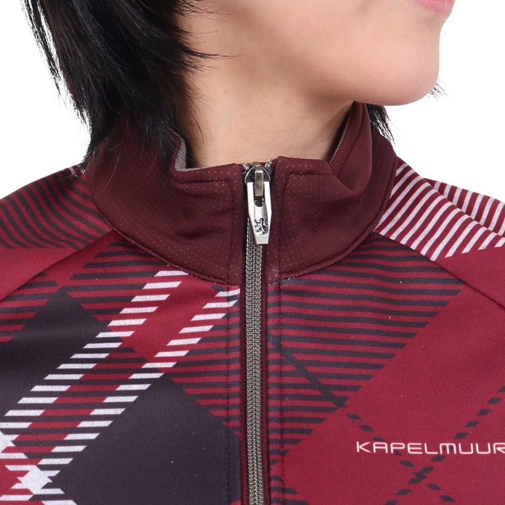 カペルミュール（KAPELMUUR）（レディース）サイクルウェア サーモジャケット バイアスチェック kpjk1009