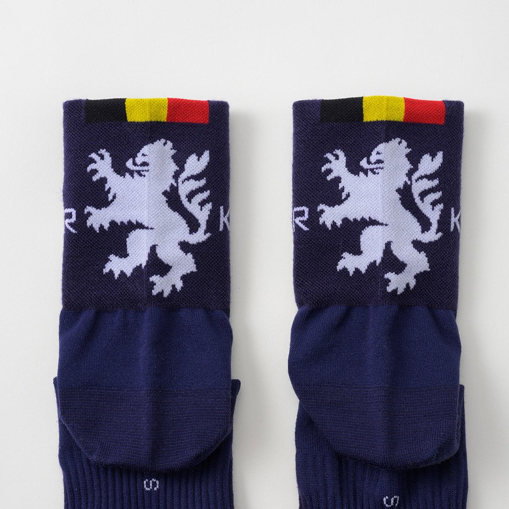 カペルミュール（KAPELMUUR）（メンズ、レディース）サイクルレーシングソックス KAPELMUURロゴ kpsox023-NV