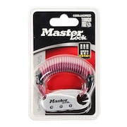 マスターロック（MASTERLOCK）（メンズ、レディース）ダイヤルコイルケーブルロック RD ML 1559JADRED