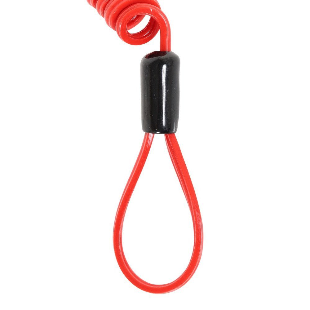 クロップス（CROPS）（メンズ、レディース）自転車 ワイヤーロック ダイヤル式 Q-BIRO mini キューバイロミニ SPD04-BR90-04 レッド カラビナ 形状記憶ケーブル