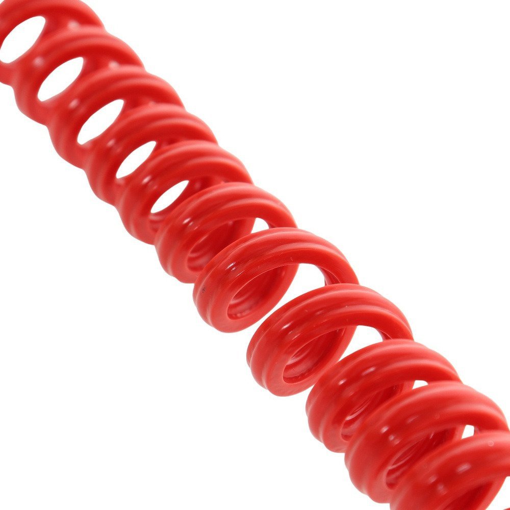 クロップス（CROPS）（メンズ、レディース）自転車 ワイヤーロック ダイヤル式 Q-BIRO mini キューバイロミニ SPD04-BR90-04 レッド カラビナ 形状記憶ケーブル