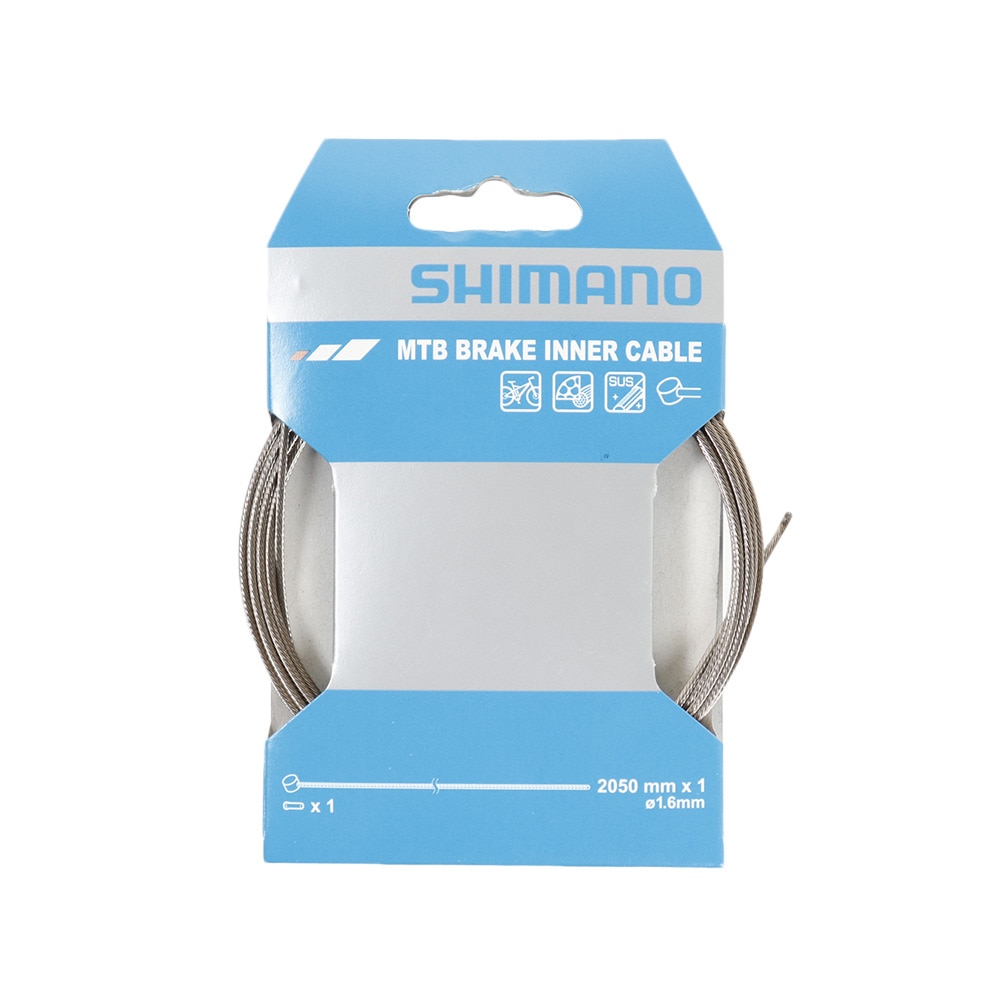 シマノ（SHIMANO） SUS MTBブレーキ インナーケーブル 1.6mmx2050mm サイクルパーツ 自転車小物 Y80098210