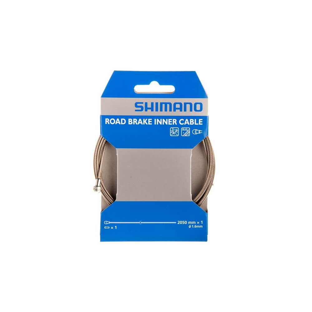シマノ（SHIMANO） SUS ROADブレーキ インナーケーブル 1.6mmx2050mm サイクルパーツ Y80098330