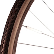 (メンズ、レディース)自転車用反射スポーク 夜間用 シルバー スポピカ 6本セット KW SP601