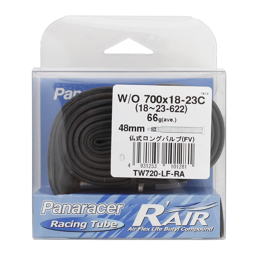パナレーサー（PANARACER）（メンズ、レディース）R-AIR 700x18-23C 48mm TW720-LF-RA タイヤチューブ