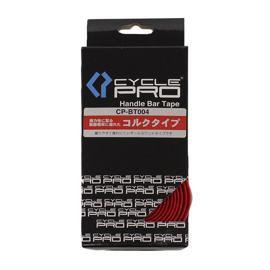 サイクルプロ（CYCLE PRO）（メンズ、レディース）コルクバーテープ CP-BT004-RD