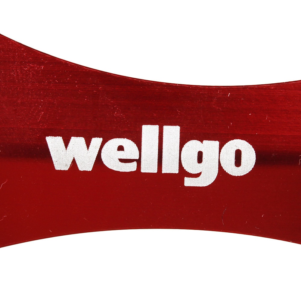 ウェルゴ（WELLGO）（メンズ、レディース）アルミCNCペダル WG LU-C16-RD