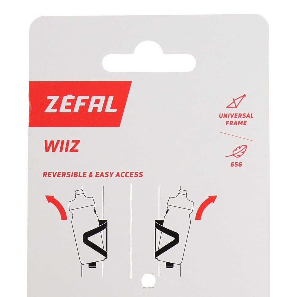 Zefal（メンズ、レディース）ボトルケージ ウィズ WIIZ BK ブラック 自転車 ドリンクホルダー ウォーターボトル サイクリング