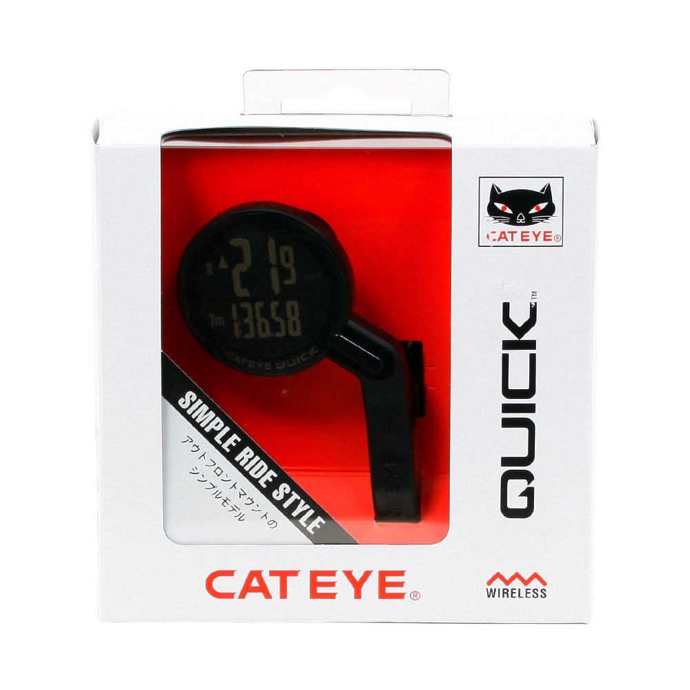 キャットアイ（CAT EYE）（メンズ、レディース）クィツク ワイヤレスメーター CC-RS100W BK