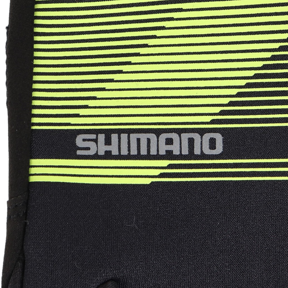 シマノ（SHIMANO）（メンズ）ウインドブレークサーマルグローブ E CW-GLBW-US32M Y07 ネオンイエロー 自転車 サイクリング タッチパネル対応