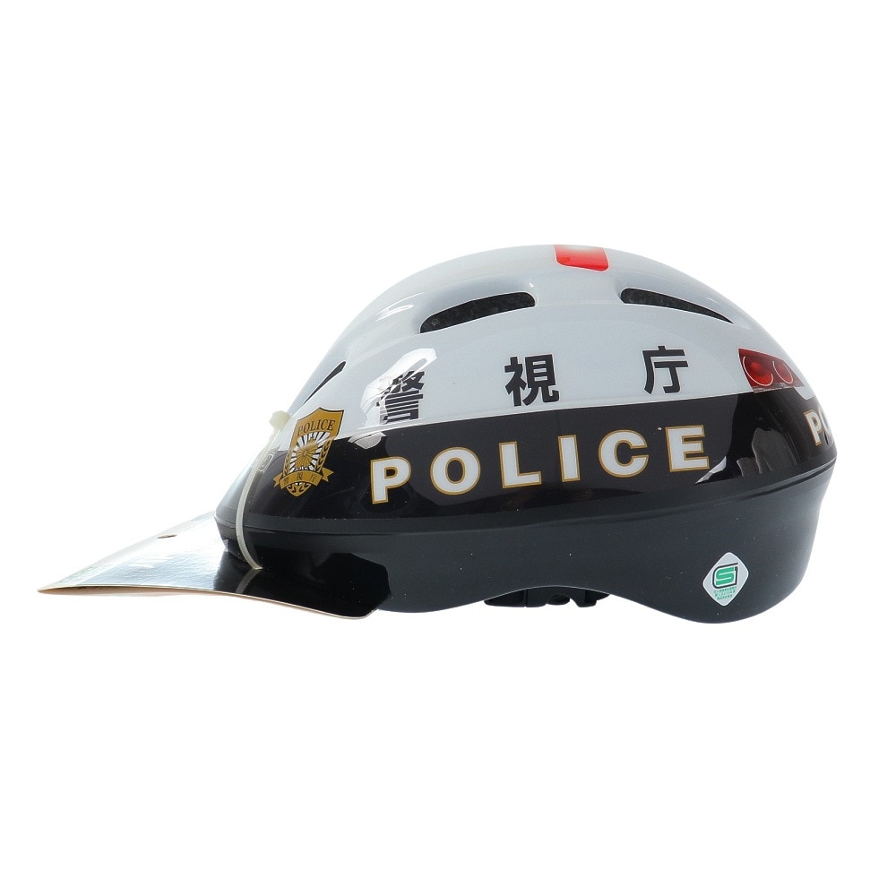 カナック企画（kanack）（キッズ）自転車 ヘルメット 子供 ジュニア 男の子 パトカーヘルメット 警視庁Ver HV-001