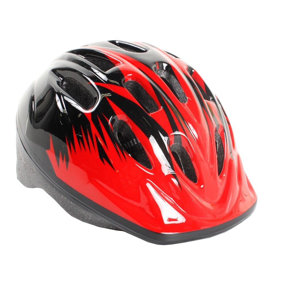 マルシン（MARUSHIN）（キッズ）自転車 ヘルメット 子供用 ジュニア パルミーキッズヘルメット P-MV 12 レッド×ブラック