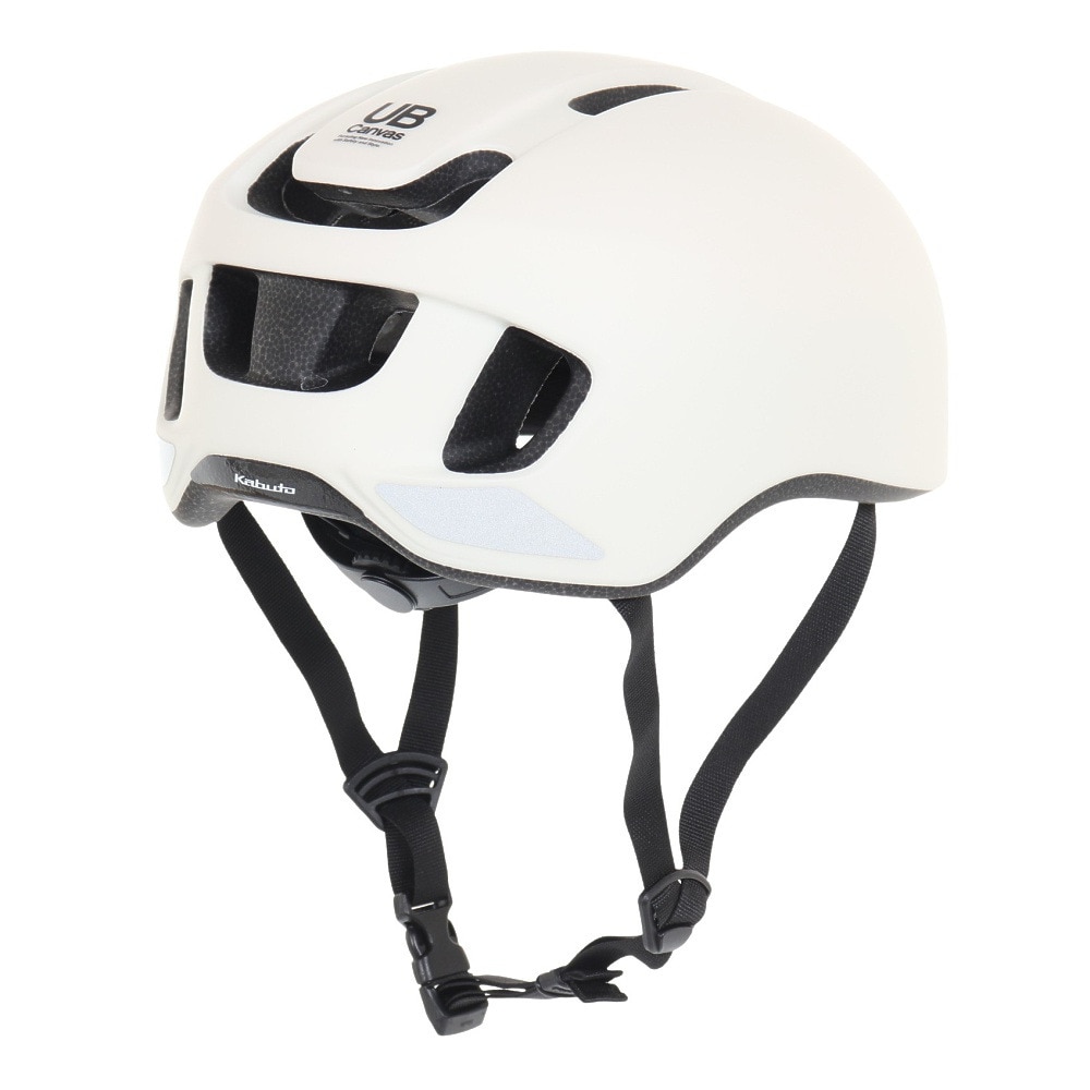 オージーケーカブト（OGK-KABUTO）（メンズ、レディース）自転車 ヘルメット 帽子 大人 学生 通勤 通学 CANVAS-URBAN マットオフホワイト M/L