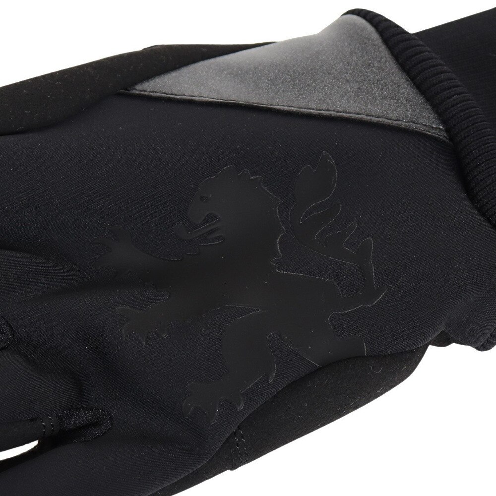 カペルミュール（KAPELMUUR）（メンズ、レディース）ErgoGrip×Kapelmuur ウインドシールドグローブ kpgs098 ブラック 裏起毛 防風 防水 スマホ対応 