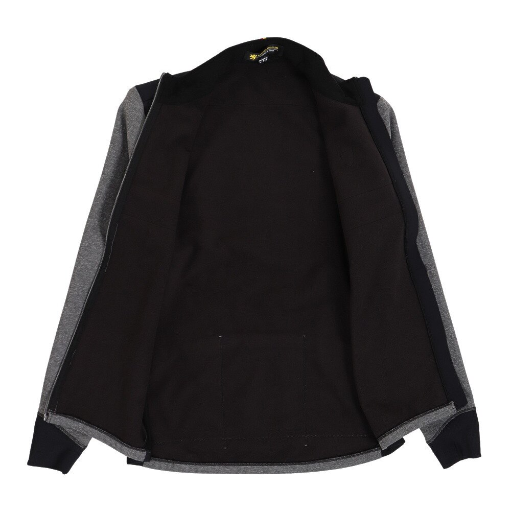 カペルミュール（KAPELMUUR）（メンズ、レディース）防風ジャケット kpjk1022 グレー ブラック 裏起毛 自転車 サイクルウェア