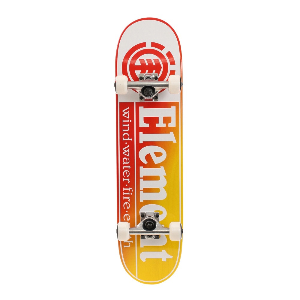  スケートボード キッズ SECTION スケボー コンプリートデッキ 7.375 YELLOW RED BA027452 AST 