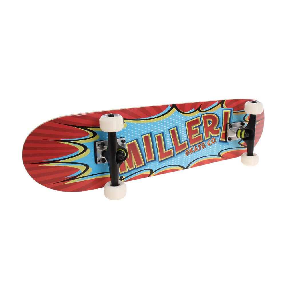 Ｄａｉｌｙ　Ｍｉｌｌｅｒ（メンズ、レディース、キッズ）スケートボード スケボー 7.75インチ S01SB0039 レッド コンプリート【ラッピング不可商品】