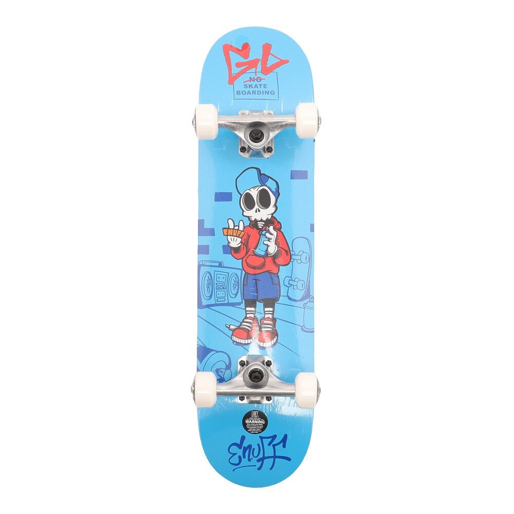  ジュニア スケートボード コンプリート スケボー SKULLY MINI 7.25 ENU2150 Blue ジュニア 7.25インチ