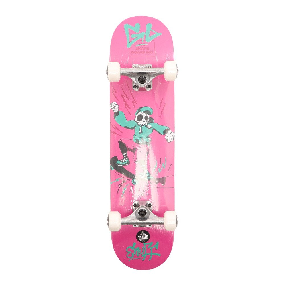  ジュニア スケートボード コンプリート スケボー SKULLY MINI 7.25 ENU2150 Pink ジュニア 7.25インチ