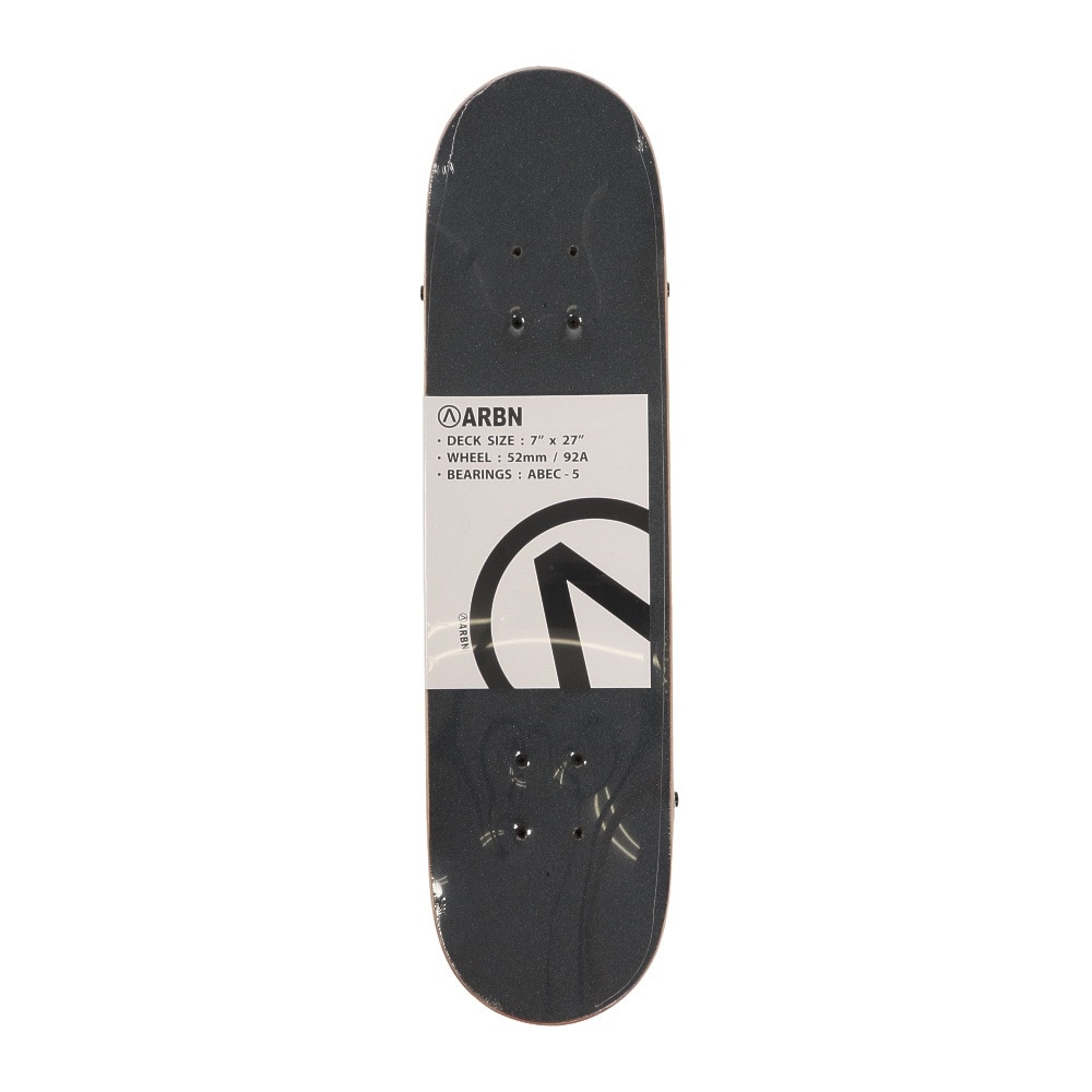 エアボーン（ARBN）（キッズ）ジュニア スケートボード スケボー コンプリート 完成品 7インチ AB89SK1088J BLK H【ラッピング不可商品】