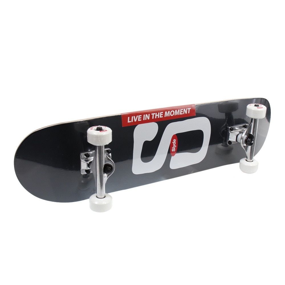 スライド（SLYDE）（メンズ、レディース）スケートボード スケボー 8インチ SL-SKD-303-BLK ブラック コンプリート 完成品 セット【ラッピング不可商品】