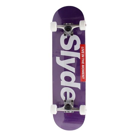 スライド（SLYDE）（キッズ）スケートボード スケボー 7.5インチ SL-SKD-501-PUL パープル コンプリート 完成品 セット【ラッピング不可商品】