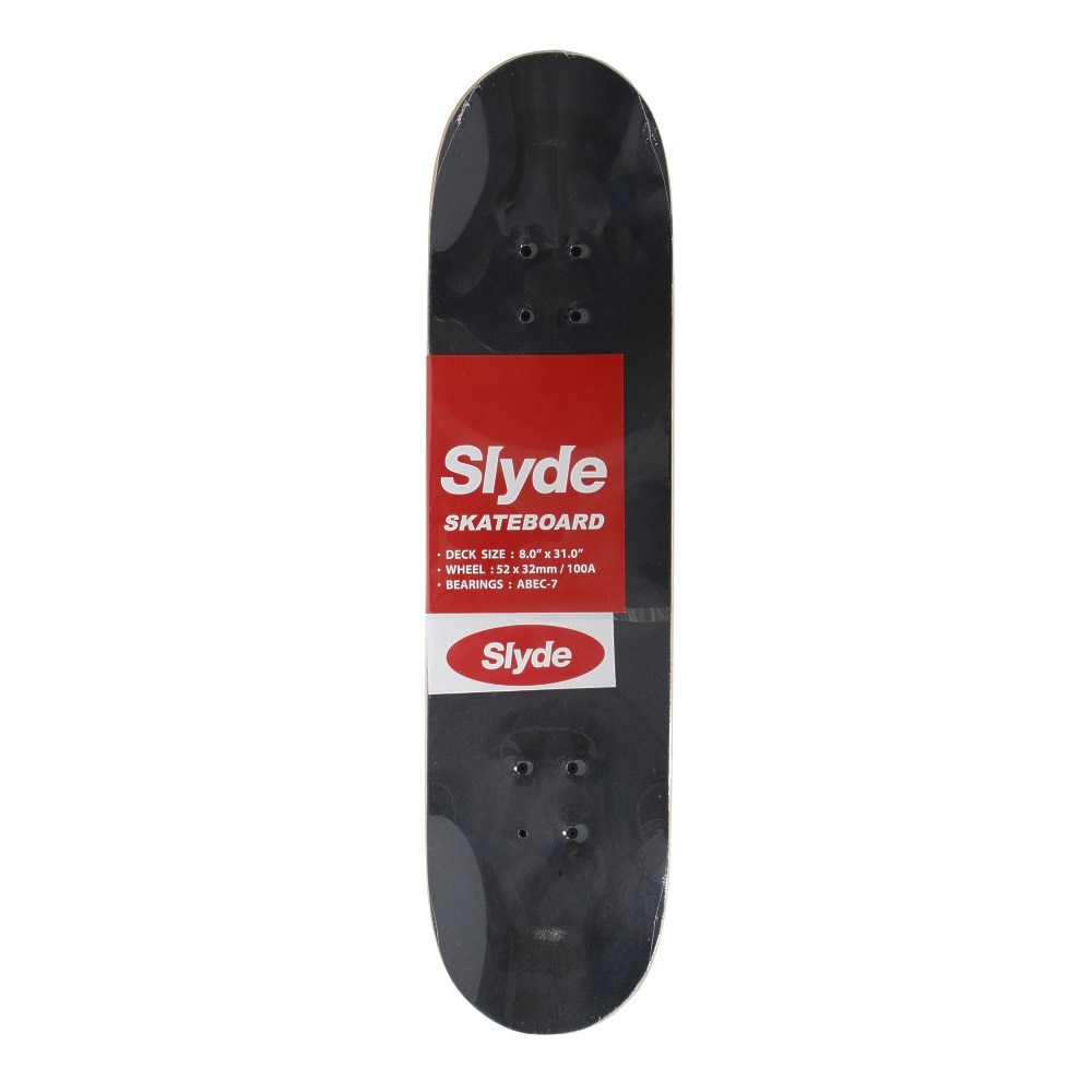 スライド（SLYDE）（メンズ、レディース）スケートボード スケボー 8インチ SL-SKD-503-WHT コンプリート 完成品 セット【ラッピング不可商品】