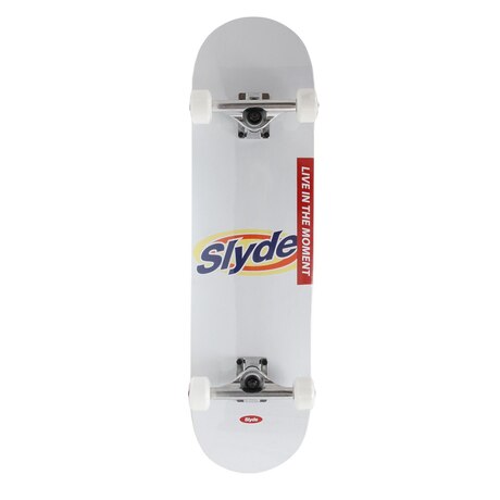スライド（SLYDE）（メンズ、レディース）スケートボード スケボー 8インチ SL-SKD-503-WHT コンプリート 完成品 セット【ラッピング不可商品】