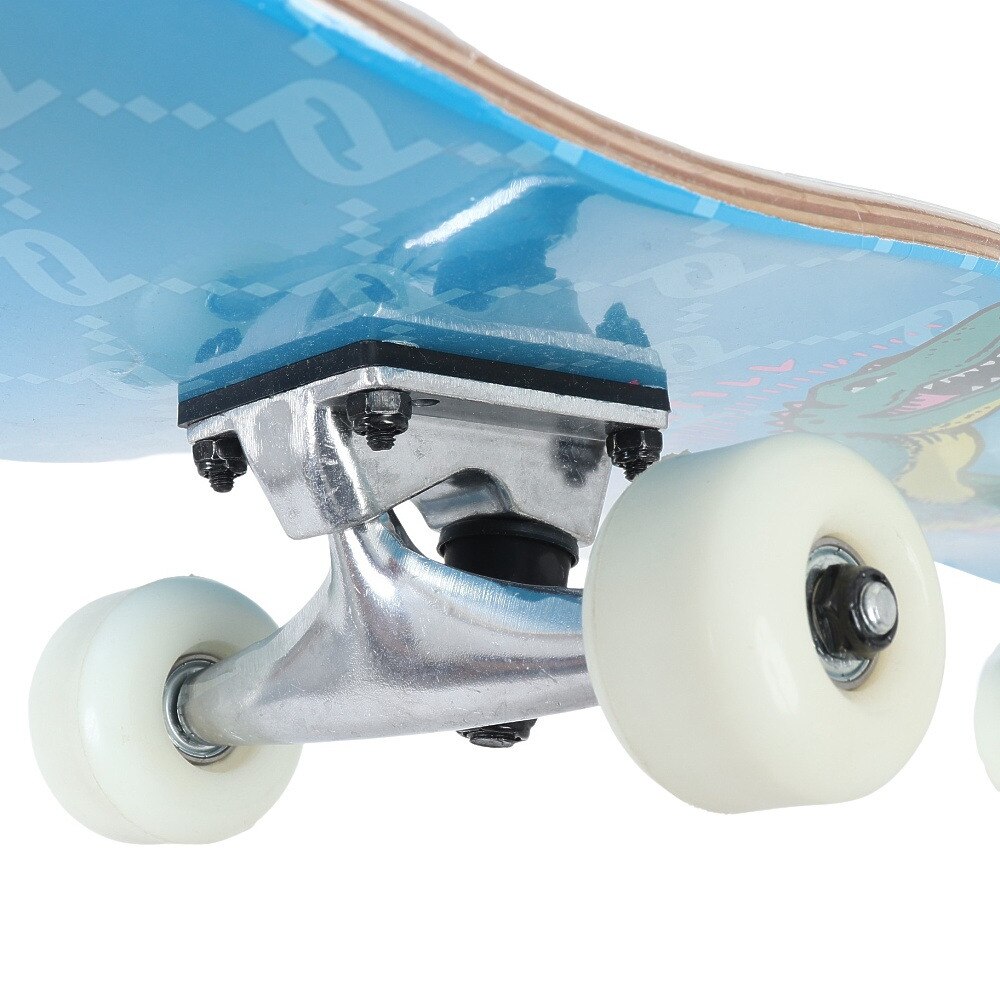 セブンツー（SEVEN2）（メンズ、レディース）ジュニア 子供 スケートボード セット コンプリート 組立済み ダイナソー ブルー 502803DNS