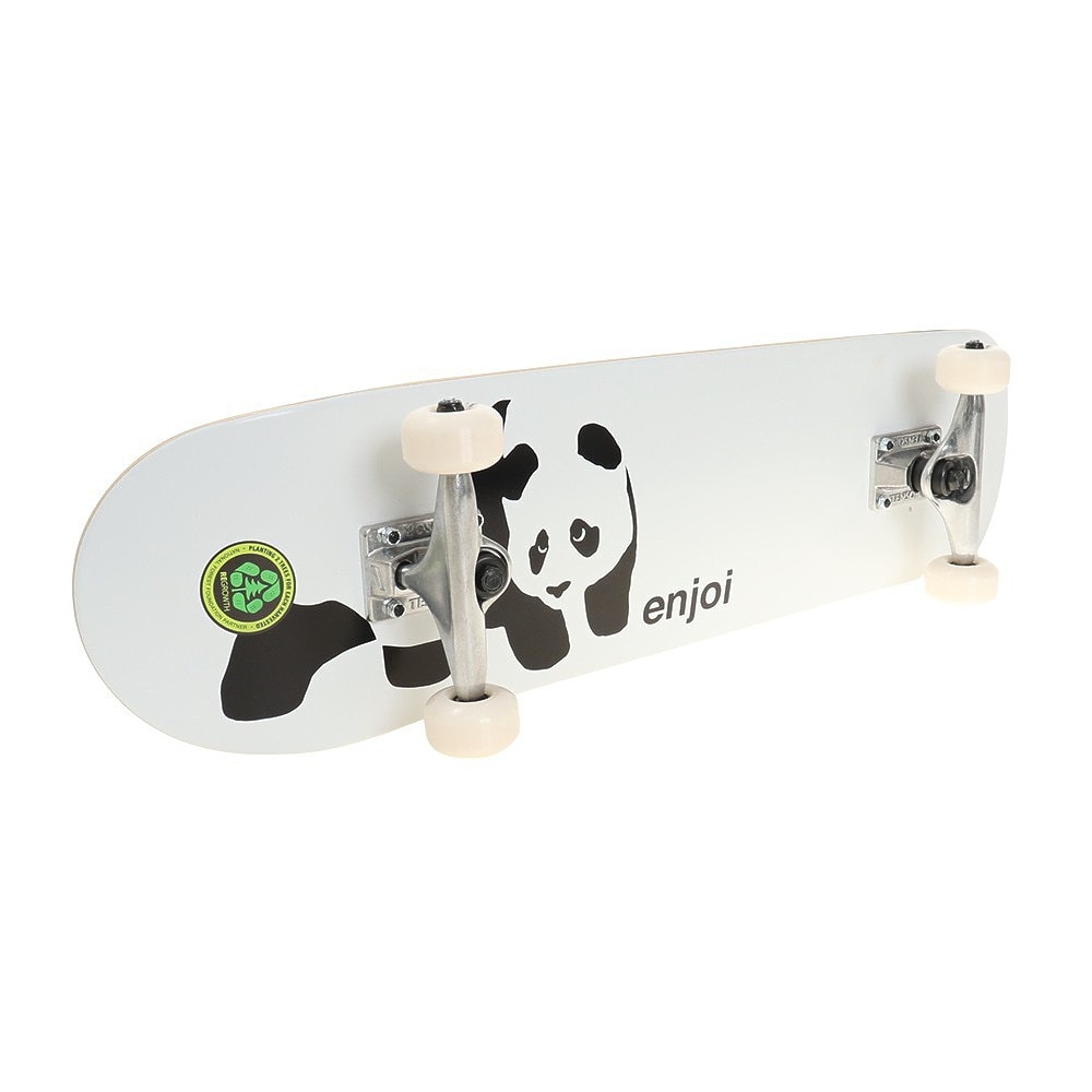 エンジョイ（enjoi）（メンズ、レディース）Whitey Panda スケートボード スケボー 7.75インチ 100014000400 ホワイト  白 コンプリート【ラッピング不可商品】