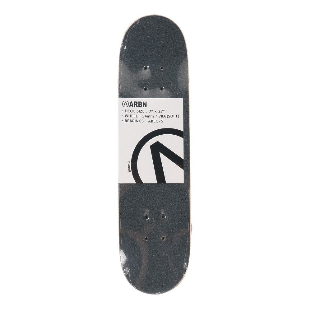 エアボーン（ARBN）（キッズ）ジュニア 子供 スケートボード スケボー コンプリート 完成品 7インチ COMPLEAT AB09SK1298J PPL H【ラッピング不可商品】