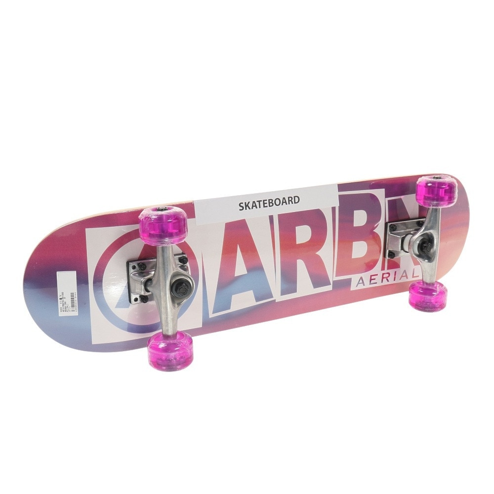 エアボーン（ARBN）（キッズ）ジュニア 子供 スケートボード スケボー コンプリート 完成品 7インチ COMPLEAT AB09SK1298J PPL H【ラッピング不可商品】