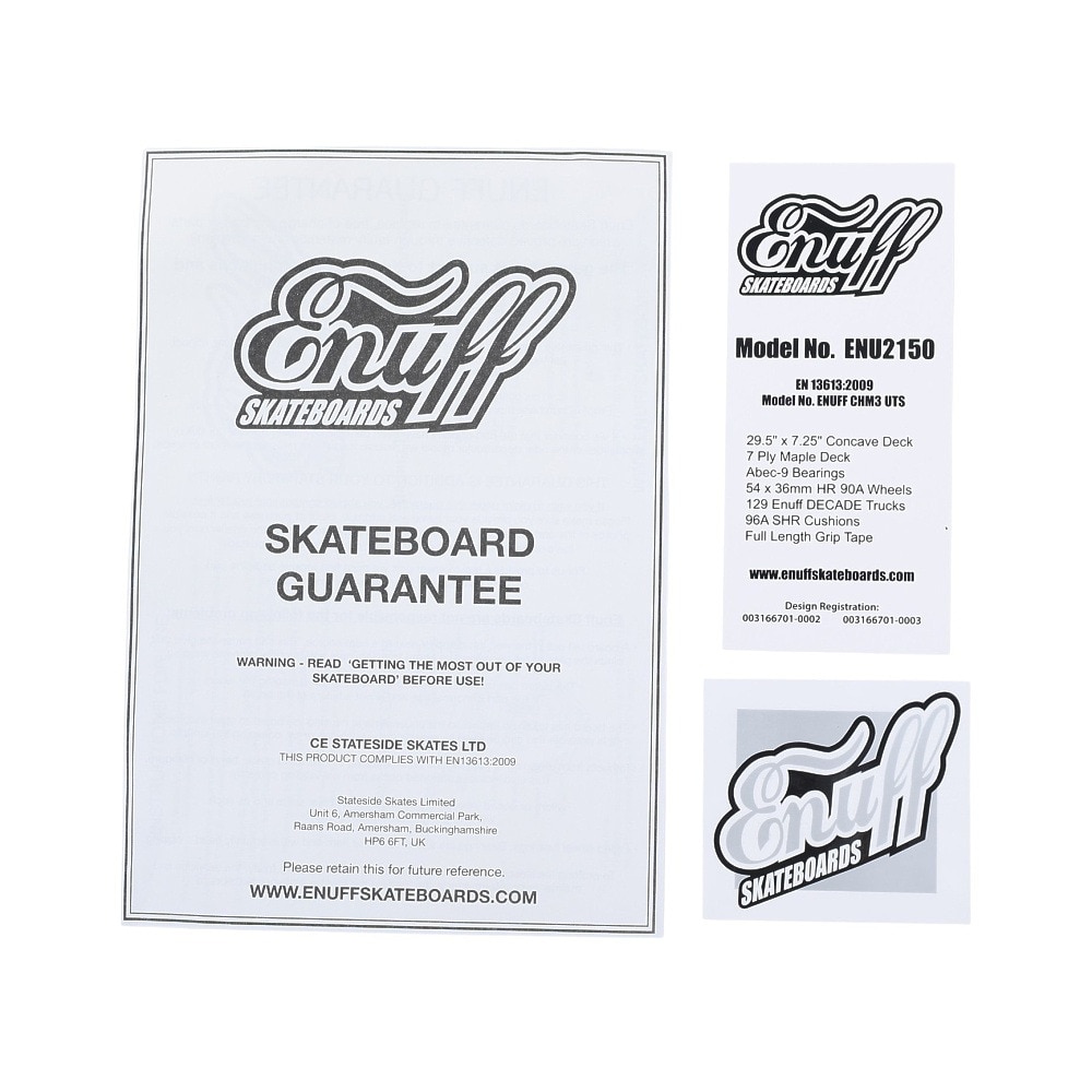イナフ（Enuff）（レディース、キッズ）スケートボード スケボー コンプリート 完成品 7.25インチ SKULLY MINI ENU2150